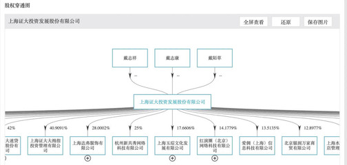 一线丨戴志康的证大系背后:仍有4笔超4亿元的股权质押